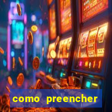 como preencher recibo de pagamento